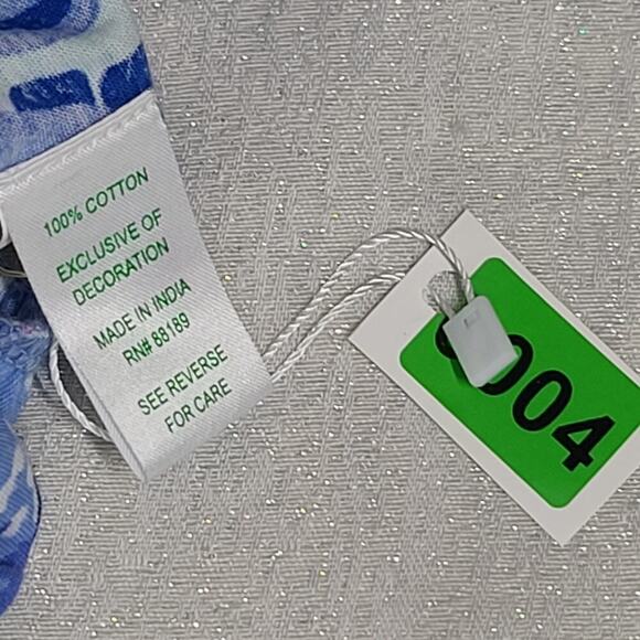 Lilly Pulitzer Oh My Guava blue girls romper Size XL (12-14) beachy resort wear - Picture 6 of 8